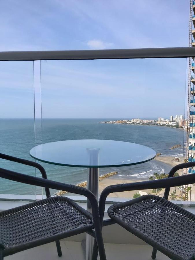 Palmetto Eliptic Luxury Beachfront Apartment Bocagrande Cartagena Dış mekan fotoğraf