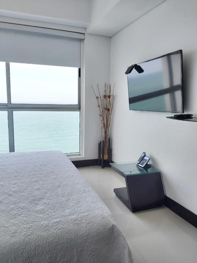 Palmetto Eliptic Luxury Beachfront Apartment Bocagrande Cartagena Dış mekan fotoğraf